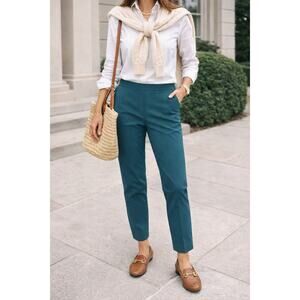 Ann Taylor Trousers Sz 4 Officewear Retro Business Casual Classic Preppy New